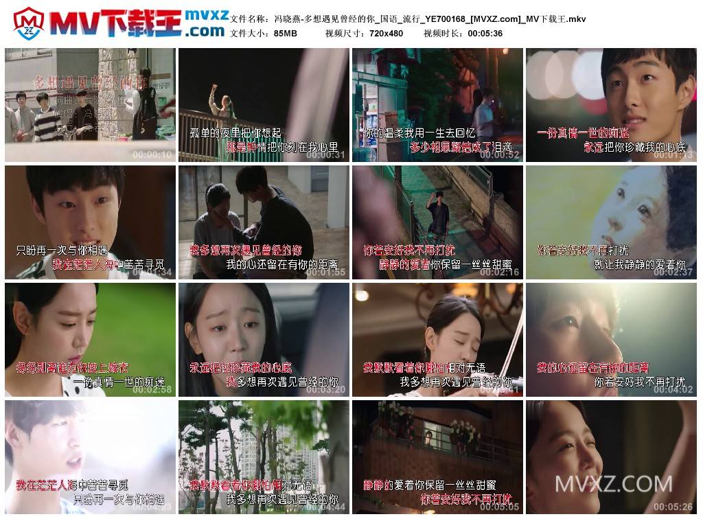 冯晓燕-多想遇见曾经的你_国语_流行_YE700168